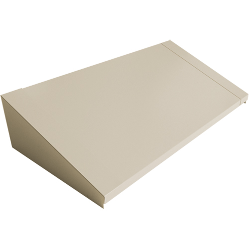 All-Welded Concorde - Heavy-Duty Lockers Sloping Top, 3 Bank, 18" D x 36" W x 6" H, Beige, Steel Pryde Industrial Inc.