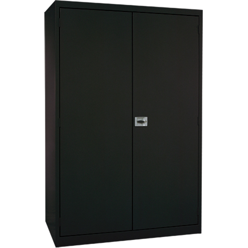 Armoires de rangement Hi-Boy profondes, Acier, 4 Tablettes, 72" h x 36" la x 24" P, Noir Pryde Industrial Inc.