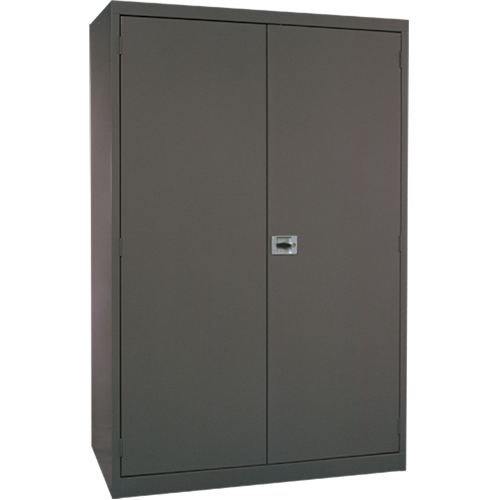 Armoires de rangement Hi-Boy profondes, Acier, 4 Tablettes, 72" h x 36" la x 24" P, Charbon Pryde Industrial Inc.