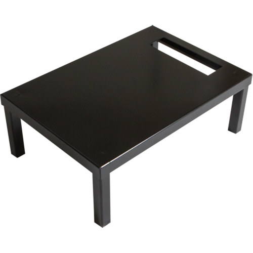 All-Welded Concorde Free Standing Locker Base, 2 Banks, 6" H x 24" W x 18" D, Black, Steel Pryde Industrial Inc.