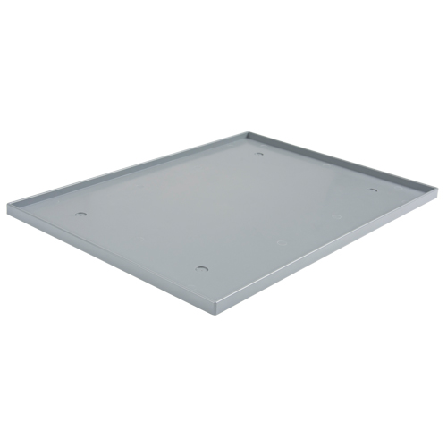 Locker Base Insert, Fits Locker Size 12" x 18", Dark Grey, Plastic Pryde Industrial Inc.