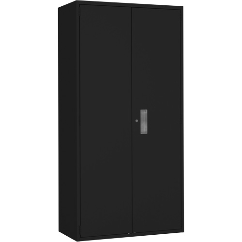 Armoire garde-robe, Acier, 36" la x 18" p x 72" h, Noir Pryde Industrial Inc.