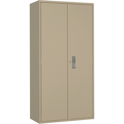 Armoire de rangements combin&eacute;s, Acier, 6 Tablettes, 72" h x 36" la x 18" P, Beige Pryde Industrial Inc.