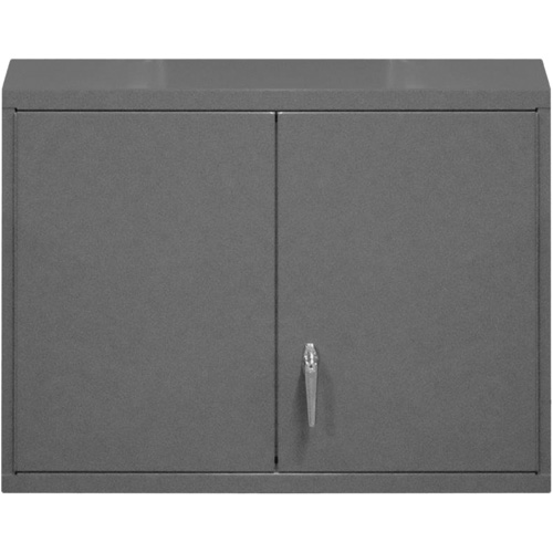Armoire murale, 27" h x 29-7/8" la x 13-11/16" p, 2 tablettes, Acier, Gris Pryde Industrial Inc.