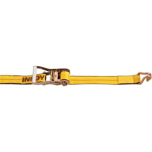 Tendeur d'arrimage &agrave; cliquet, Crochet &agrave; fil m&eacute;tallique, 2" , 30' , Charge d'utilisation max. 3333 lb (1511 kg) Pryde Industrial Inc.