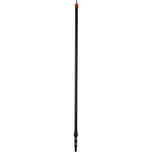 Transport Line Water-Fed Handle, Aluminum/Polypropylene, Telescopic, Euro Threaded Tip, 1-1/4" Diameter, 63" - 109" Length Pryde Industrial Inc.
