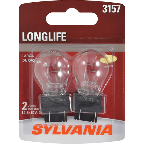 3157 Long Life Mini Automotive Bulb, Incandescent, 26.9 W/8.3 W, Off White Pryde Industrial Inc.