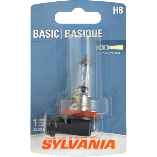 H8 Basic Headlight Bulb, Halogen, 35 W, Off White Pryde Industrial Inc.