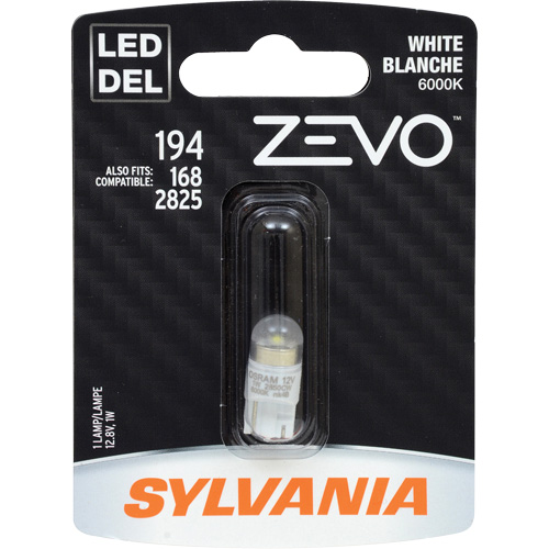 195 Zevo&reg; Mini Automotive Bulb, LED, 0.7 W, White Pryde Industrial Inc.