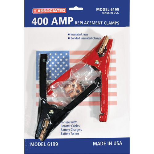 400 Amp Professional Heavy-Duty Booster Cable Clamps Pryde Industrial Inc.