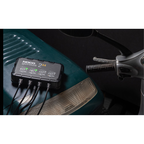Genius&reg; 2X4 4-Bank, 8-Amp Battery Charger Pryde Industrial Inc.