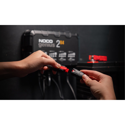 Genius&reg; 2X4 4-Bank, 8-Amp Battery Charger Pryde Industrial Inc.