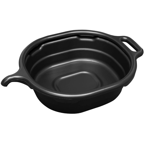 Black Oval Drain Pan Pryde Industrial Inc.