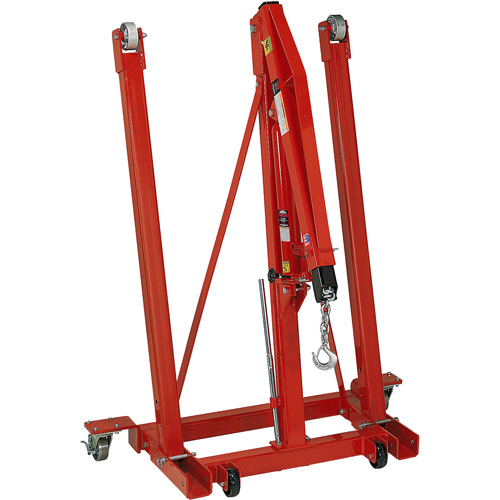 Folding Engine Crane, 2500 lbs. (1.25 tons) Capacity Pryde Industrial Inc.