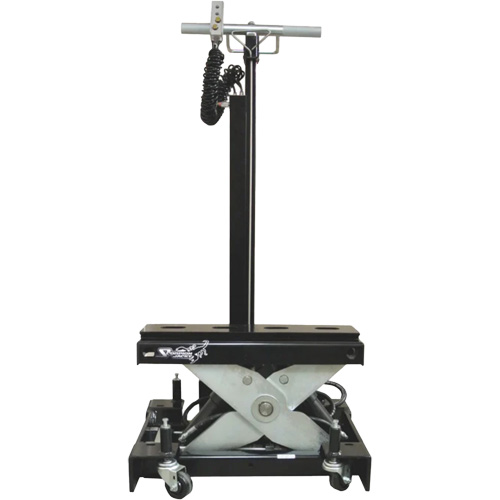 Floor Service Jack, 12 Ton(s) Capacity, 7-1/2" Lowered, 15-3/4" Raised, Air Hydraulic Pryde Industrial Inc.
