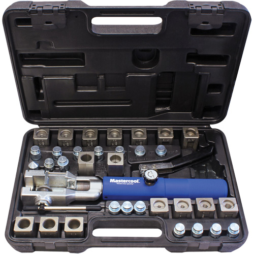 Universal Hydraulic Flaring Tool Set with Blue Handle & Adapter Set Pryde Industrial Inc.