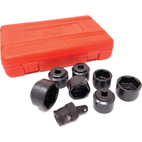 8 Pc. Extra-Low-Profile Oil Filter Socket Set Pryde Industrial Inc.