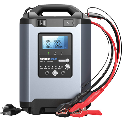 Alimentation stable 90 A et chargeur intelligent 12 V/24 V Tornado90000 Pryde Industrial Inc.