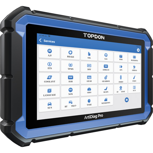 Outil de diagnostic ArtiDiag Pro 7" avec fonctions de service et commandes bidirectionnelles Pryde Industrial Inc.