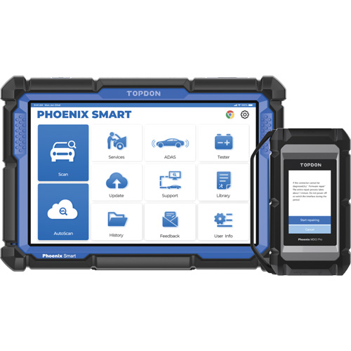 Phoenix Smart – Outil de diagnostic de niveau constructeur avec &eacute;cran 10,1", programmation bas&eacute;e sur l'infonuage et protocoles avanc&eacute;s Pryde Industrial Inc.