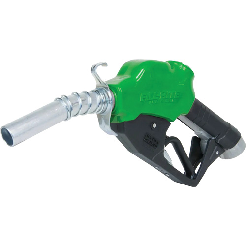 Green Ultra High-Flow Automatic Diesel Spout Nozzle Pryde Industrial Inc.