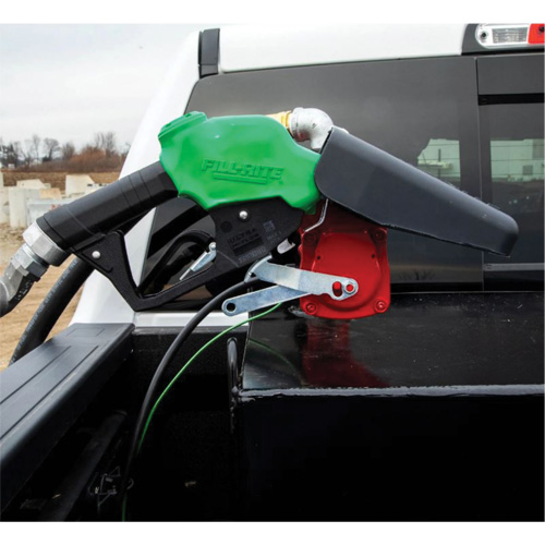 Green Ultra High-Flow Automatic Diesel Spout Nozzle Pryde Industrial Inc.