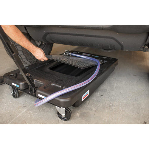 Low Profile Polypropylene Portable Oil Drain Pryde Industrial Inc.