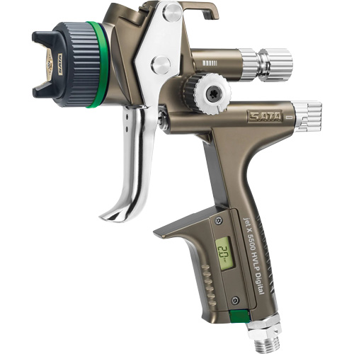 X5500 HVLP 1.2 I RPS D DIGI psi Premium Paint Spray Gun for Automotive Refinishing, 1/4" NPT Air Inlet, 15.19 CFM, 0.6 L/0.9 L Capacity, 0.17 PSI Pryde Industrial Inc.