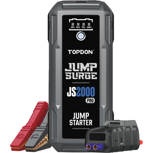 JumpSurge2000Pro 2500 Peak Amp Battery Jump Starter, Power Bank & Flashlight Pryde Industrial Inc.