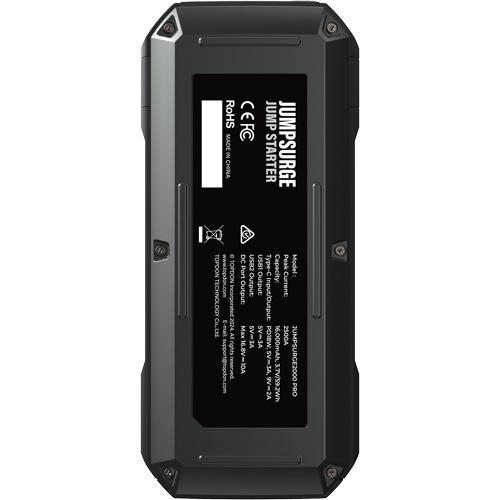 JumpSurge2000Pro 2500 Peak Amp Battery Jump Starter, Power Bank & Flashlight Pryde Industrial Inc.
