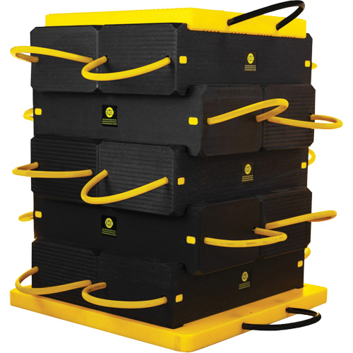 12-Piece CribLok Composite Cribbing System Kit Pryde Industrial Inc.