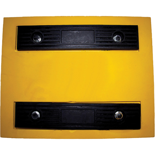 Cale de roue, Polyur&eacute;thane, Jaune, 15-1/4" la x 12-1/8'' p x 10-3/4" h Pryde Industrial Inc.