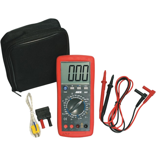 Deluxe Digital Multimeter with Amp Shutters Pryde Industrial Inc.