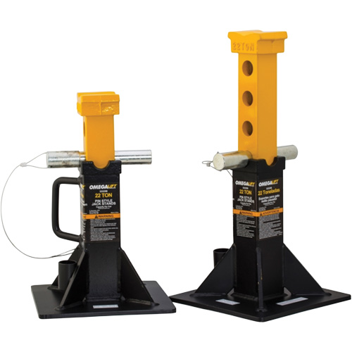 Chandelle robuste, Tige verrouillable, Capacit&eacute; de 22 tonnes, 12-1/4" - 19-7/8" h Pryde Industrial Inc.
