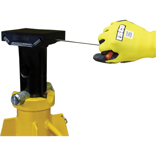 Adaptateur &agrave; dessus plat pour supports de v&eacute;rin ESCO de style haut de 20 et 25 tonnes Pryde Industrial Inc.