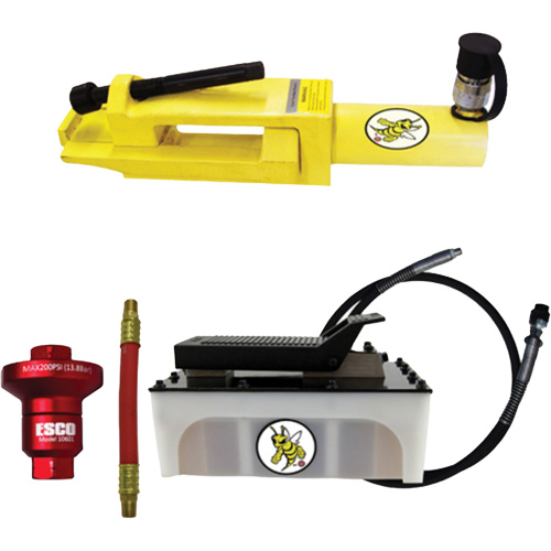 Ensemble de brise-talon pour pneus g&eacute;ants/&eacute;quipement de terrassement Yellow Jackit Pryde Industrial Inc.