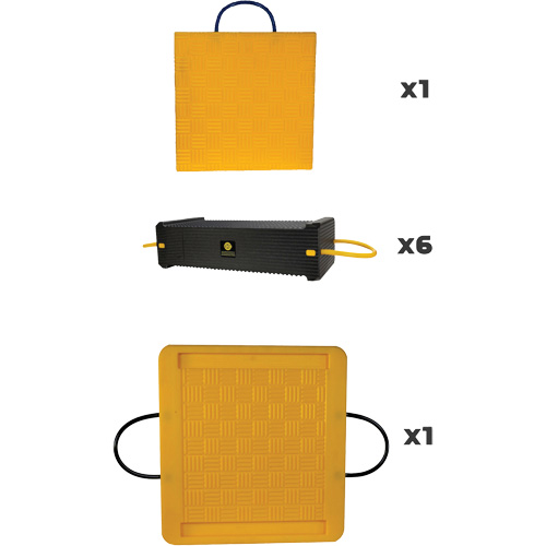 8-Piece CribLok Composite Cribbing System Kit Pryde Industrial Inc.
