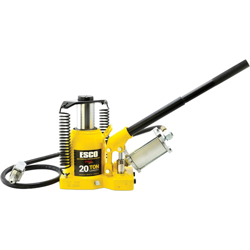 Pro Series “Shorty” Bottle Jack, 20 Ton(s), Air Hydraulic, 12-5/8" Raised Height Pryde Industrial Inc.
