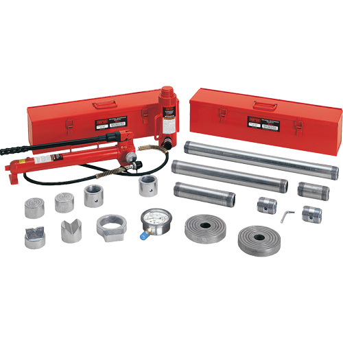 20-Ton Capacity Collision/Maintenance Repair Kit with Forged Adapters Pryde Industrial Inc.