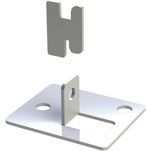 Interlok Boltless Shelving Foot Plate Pryde Industrial Inc.