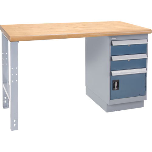 &eacute;tabli industriel, Porte a/combinaison de tiroirs, Cap 1000 lb, 36" la x 60" p, 34" h Pryde Industrial Inc.