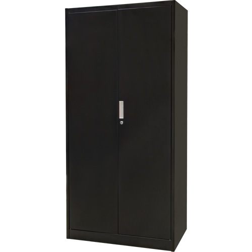 Armoire de rangement combin&eacute;e, 36" la x 18" p x 72" h, Noir Pryde Industrial Inc.