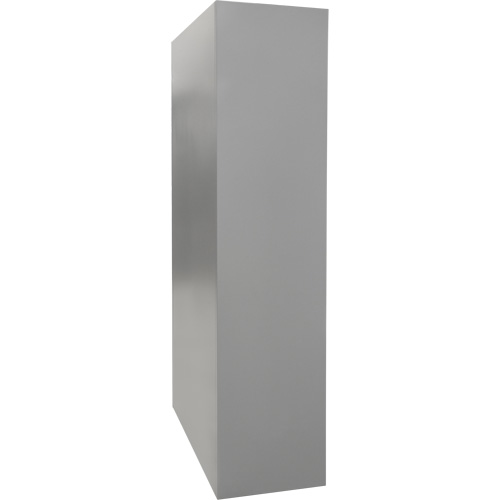 Combination Storage Cabinet, 36" W x 18" D x 72" H, Grey Pryde Industrial Inc.