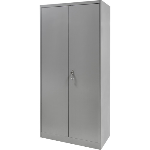 Armoire garde-robe, Acier, 36" la x 18" p x 72" h, Gris Pryde Industrial Inc.