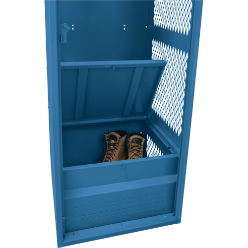 Casier pour &eacute;quipement, Acier, 24" la x 18" p x 72" h, Bleu fonc&eacute; Pryde Industrial Inc.