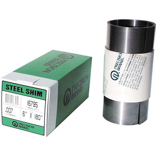 Shim Stock Rolls & Sheets, 0.001" Thickness, Steel Pryde Industrial Inc.
