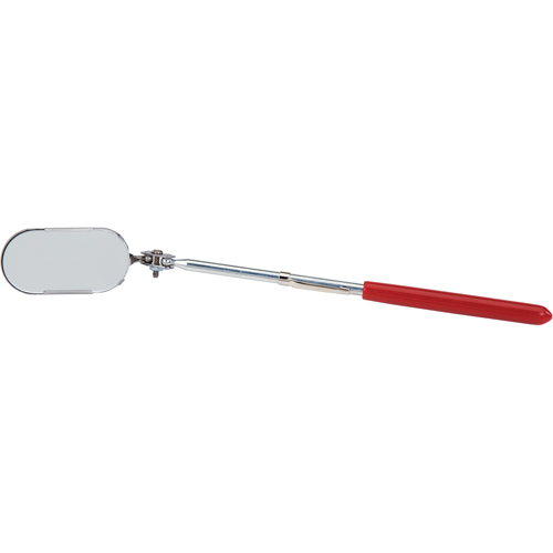 Inspection Mirror, Oval, 2" L x 1" W, Non Telescopic Pryde Industrial Inc.
