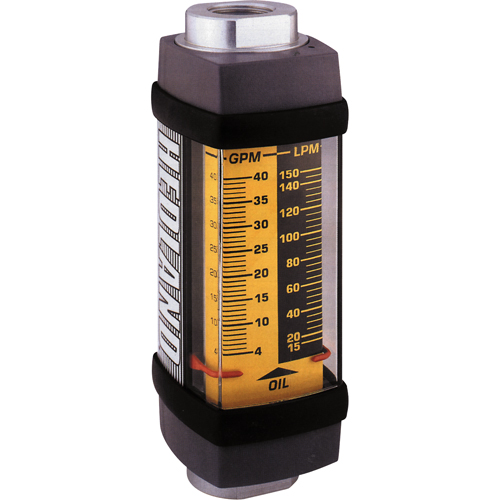 Flow meter 1-10 GPM oil, Analogue Pryde Industrial Inc.