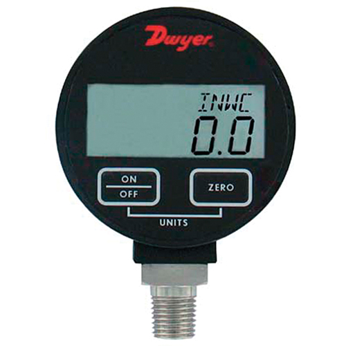 Pressure Gauge, 2-31/50" , 100 psi, Bottom Mount, Digital Pryde Industrial Inc.