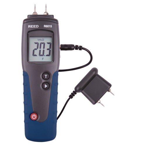 Wood Moisture Meter, 6 - 99.9% Moisture Range, 32°- 104°F (0°- 40°C) Temperature Range Pryde Industrial Inc.
